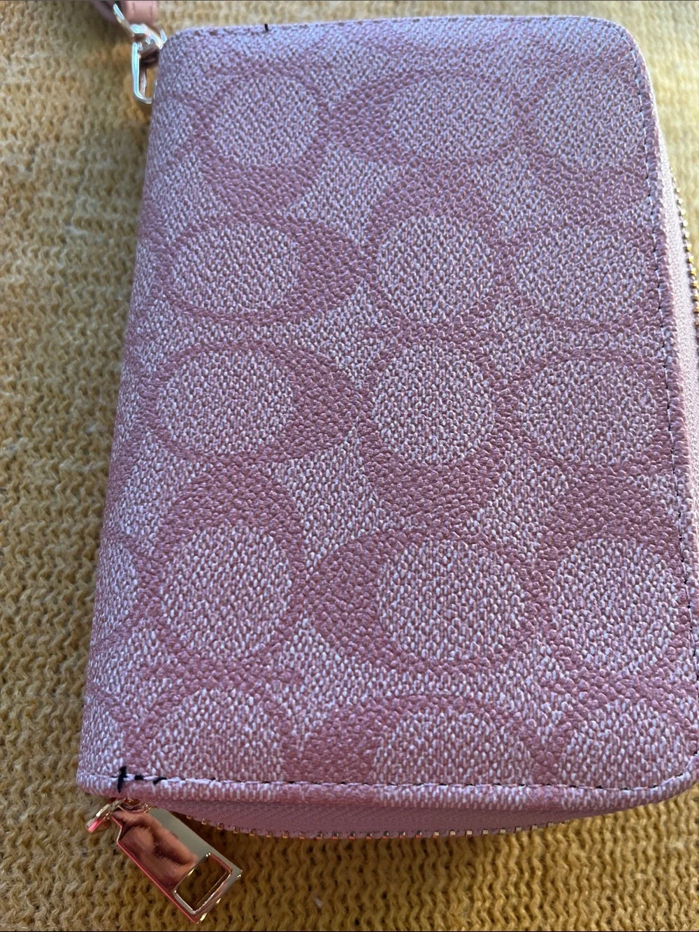 Women's Pink Wristlet Wallet